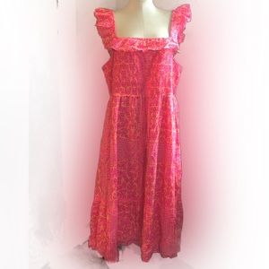 VINEYARD VINES smocked ruffle dress